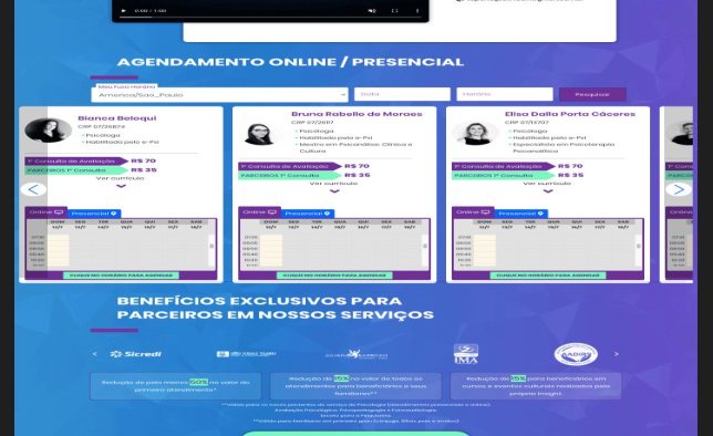 Site Insight On - agendamento psicológico