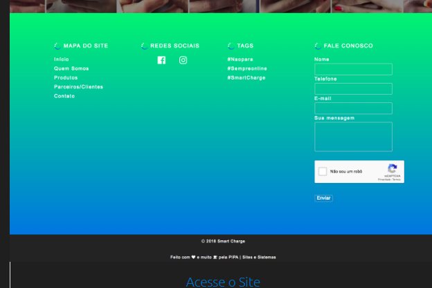 Site institucional Smart Charge