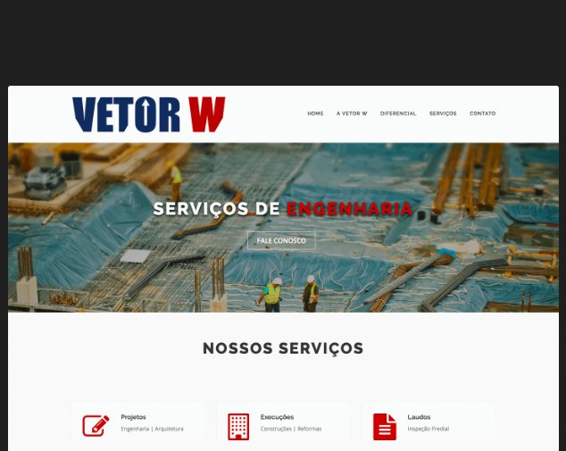 Site Vetor W Engenharia